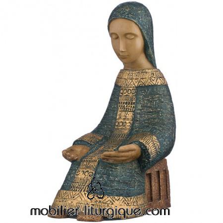 Vierge Paysanne Polychrome