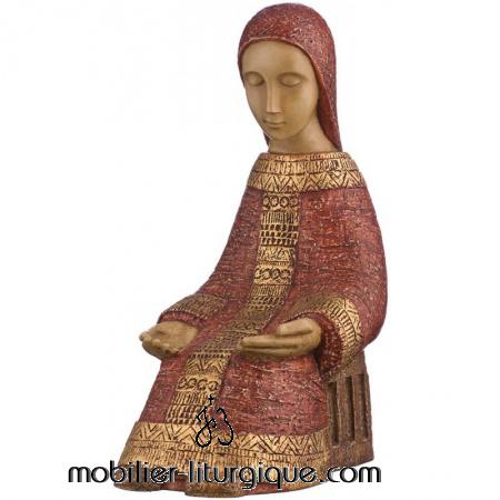 Vierge Paysanne Polychrome