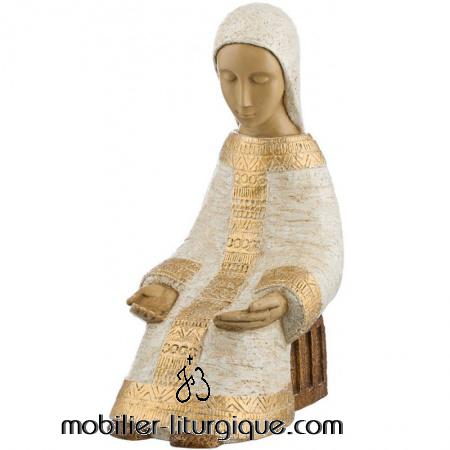 Vierge Paysanne Polychrome