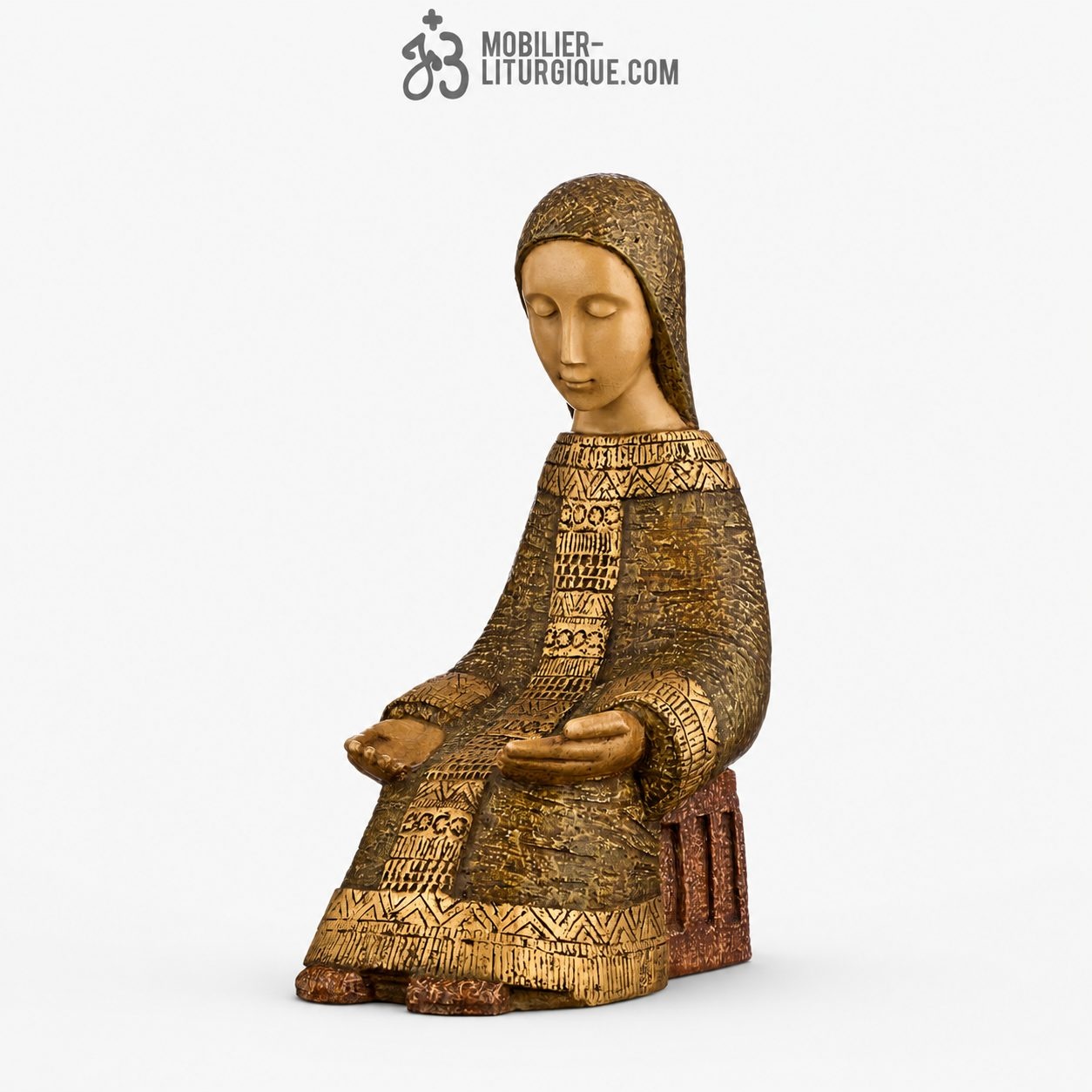 Vierge Paysanne Polychrome